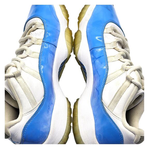 Jordan 11 Retro Low UNC Blue OG Rare Sneakers 528895-106 US 10 - Preowned - Picture 6 of 10